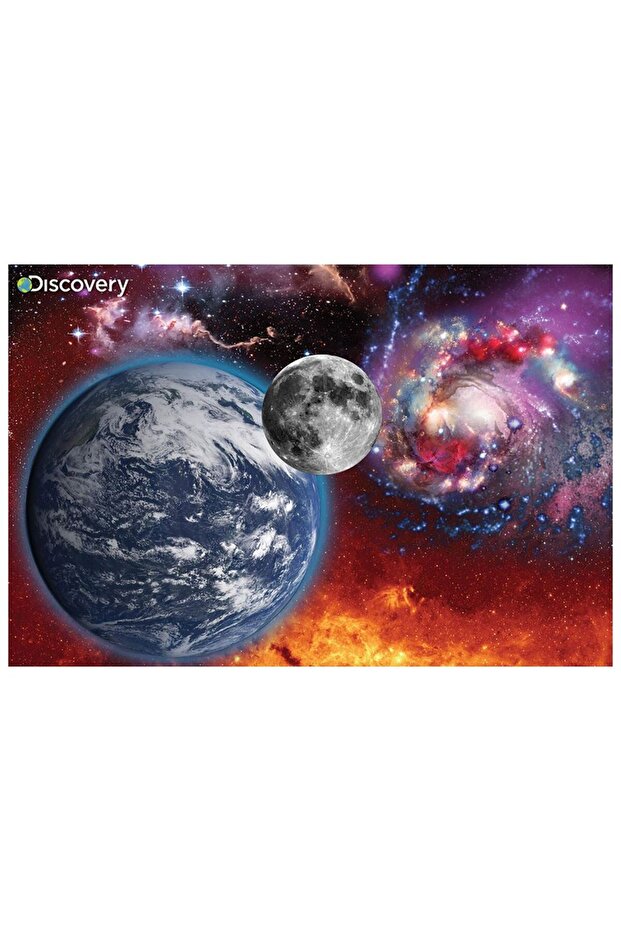 Discovery Dünya ve Ay Puzzle 150 Parça 10884 - 2