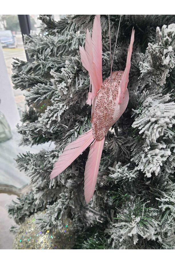 Yapay Kuş Arı Kuşu 1 Adet, Yılbaşı Süsü, Ağaç Süsü, Dekor, Noel - 6