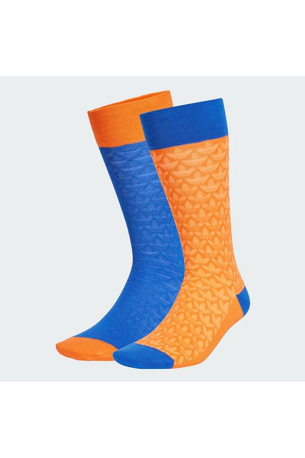Monogram Crew Socks 2P Çorap - 1