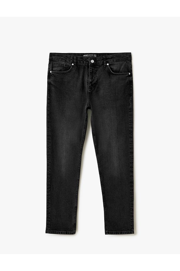 Normal Bel Dar Paça Tapered Fit Jean Pantolon - Joe Jean - 6