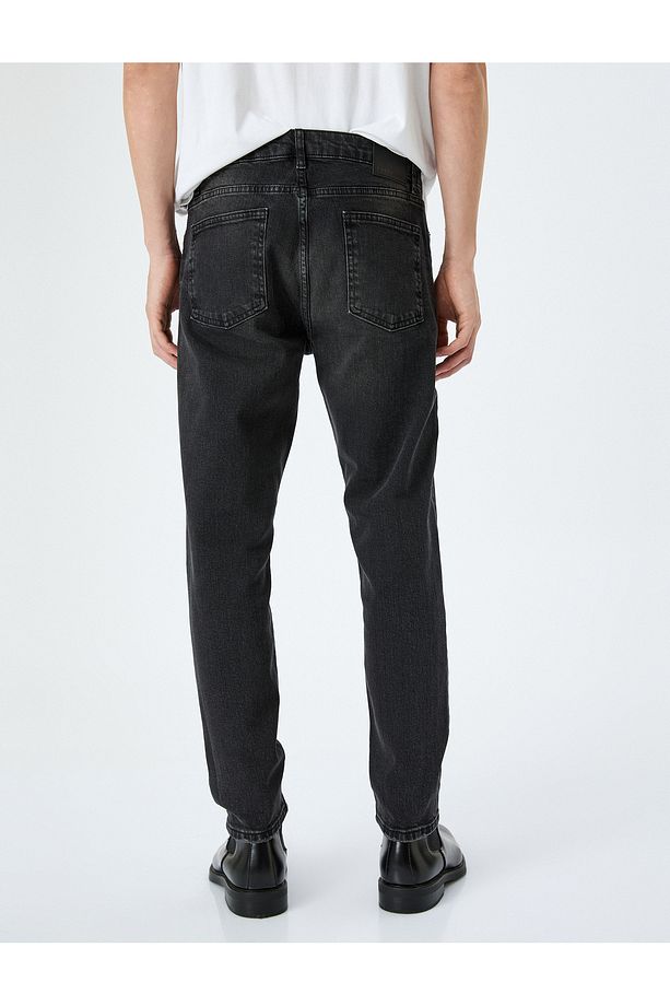 Normal Bel Dar Paça Tapered Fit Jean Pantolon - Joe Jean - 4
