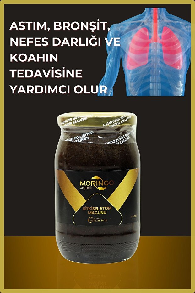 Organic Bitkisel Atom Macunu 450 Gr - 6