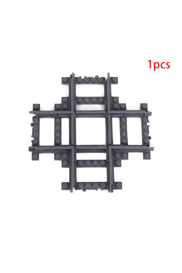 Choice Cross Track-1pcs MOC City Train Rail Crossing Flexible Tracks ...