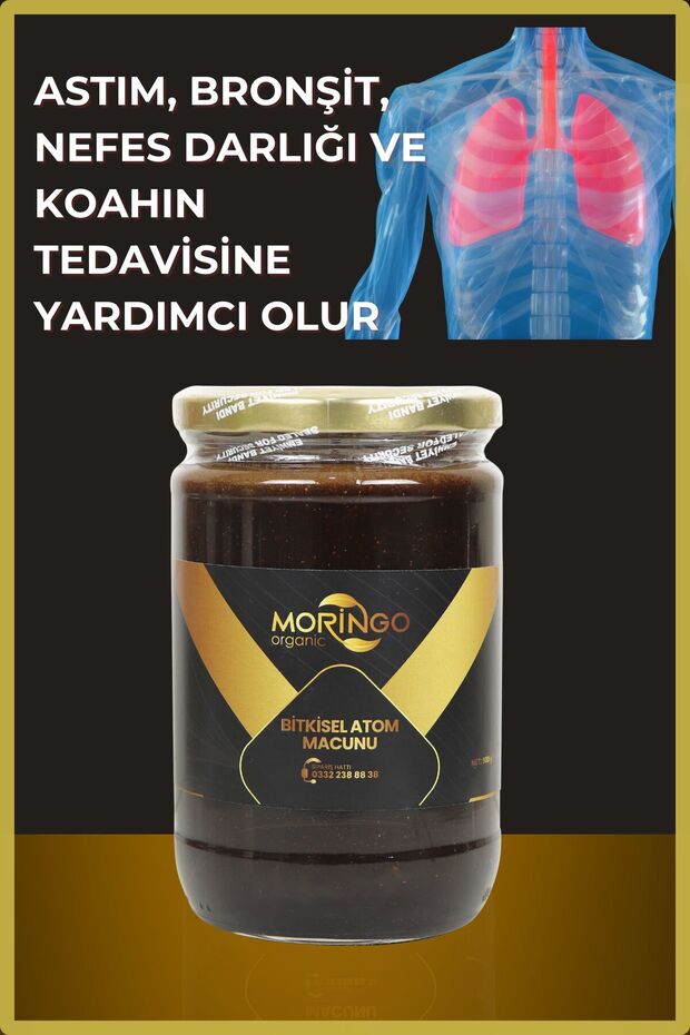 Organic Bitkisel Atom Macunu 900 gr - 6