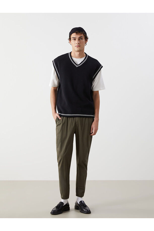 Nevavm Standard Fit Gabardine Men's Jogger Pants with a Difference