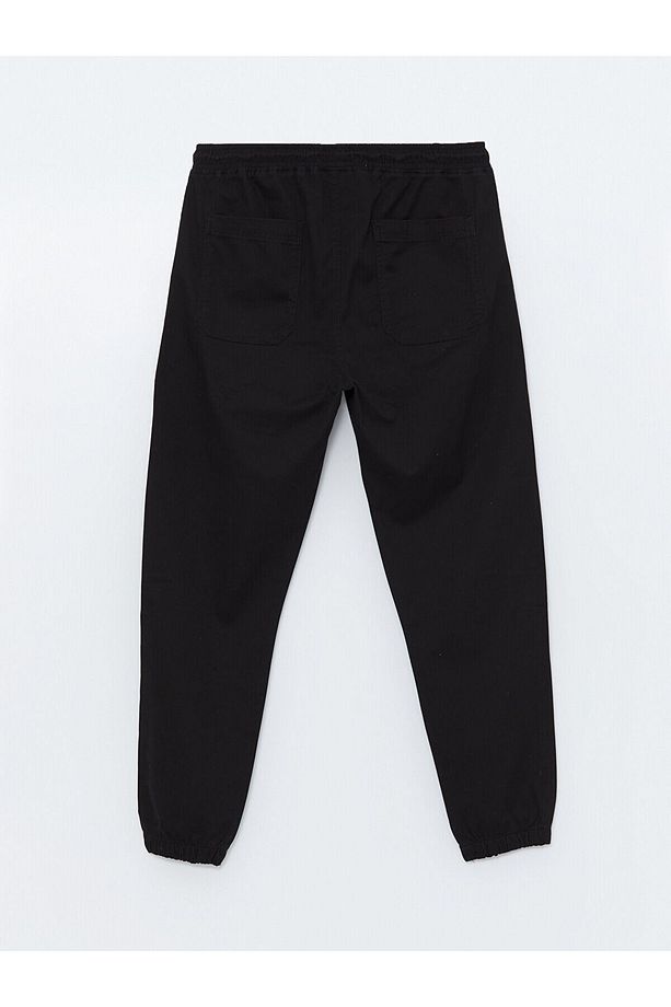 Standart Kalıp Gabardin Erkek Jogger Pantolon - 6
