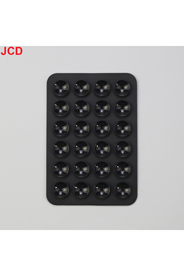 أسود 10 قطع JCD 10 قطع حامل جداري متعدد الوظائف سيليكون جلد مربع جراب هاتف