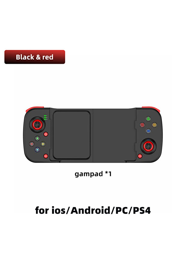 وحدة تحكم ألعاب لاسلكية قابلة للتمدد D3BLACK D3 متوافقة مع تقنية البلوتوث للهواتف المحمولة التي تعمل بنظامي التشغيل Android وIOS - 1