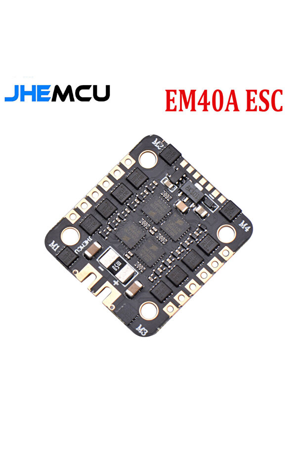 JHEMCU EM40A BLHELI_S DSHOT600 2-6S 40A 4 في 1 بدون فرشاة ESC 20X20mm لـ FPV Stack Freestyle Micro ...
