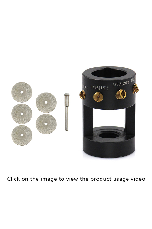 ماكينة طحن أقطاب التنغستن GJ-MD-014 أدوات لحام TIG ذات زوايا متعددة وثقوب أفقية مائلة مع