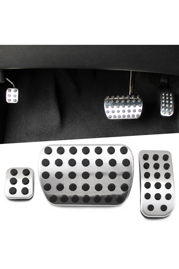 Car Gas Fuel Brake Foot Pedal Cover For Mercedes Benz V-Class Vito Metris Viano V260 W639 W447 Ac...