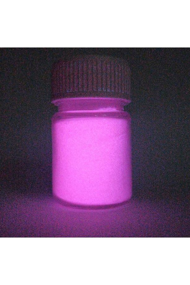 FOSFOR TOZU PEMBE KARANLIKTA PARLAYAN EPOKSİ REÇİNE VE SANATSAL FOSFOR 35 GR - 1