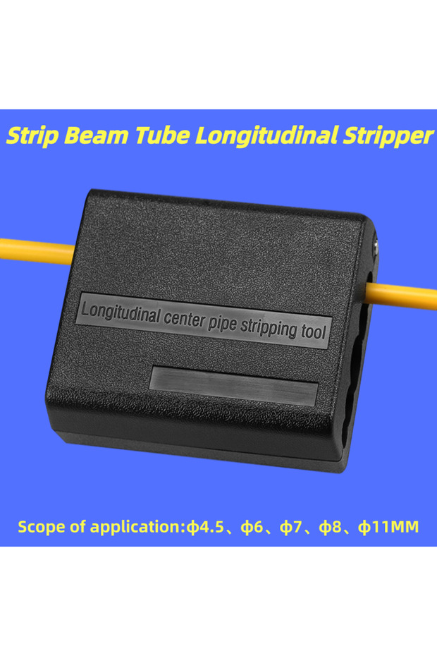4.5/6/7/8/11mm Longitudinal Beam Tube Stripper Fiber Optical Cable Jacket Sheath Slitter Fiber Op...