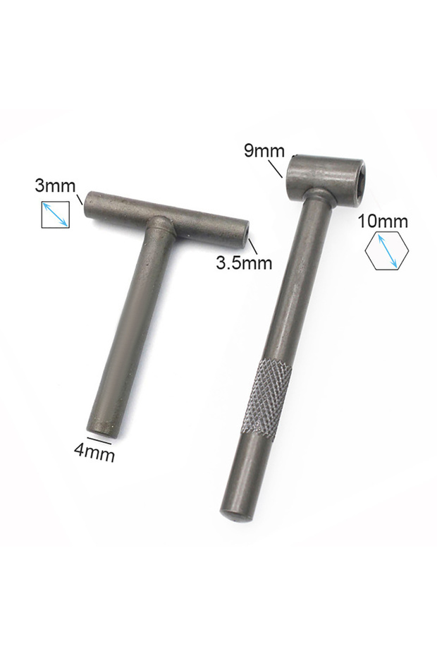 Valve Tappet Adjustment Tool Steel For Gy6 50 150cc Motorcycle Adjusting Spanner Square Hexagon W...