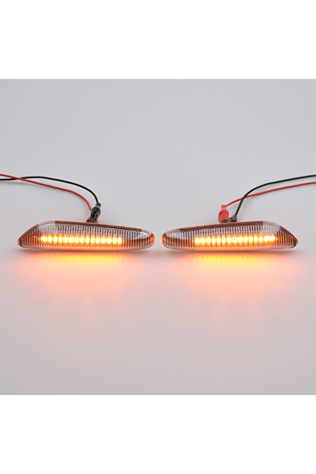 لسيارات BMW X3 E83 X1 E84 X5 X53 E60 E61 E46 E81 E82 E90 E92 E87 E88 مصابيح إشارة الانعطاف LED المتسلسلة الوامضة - 3