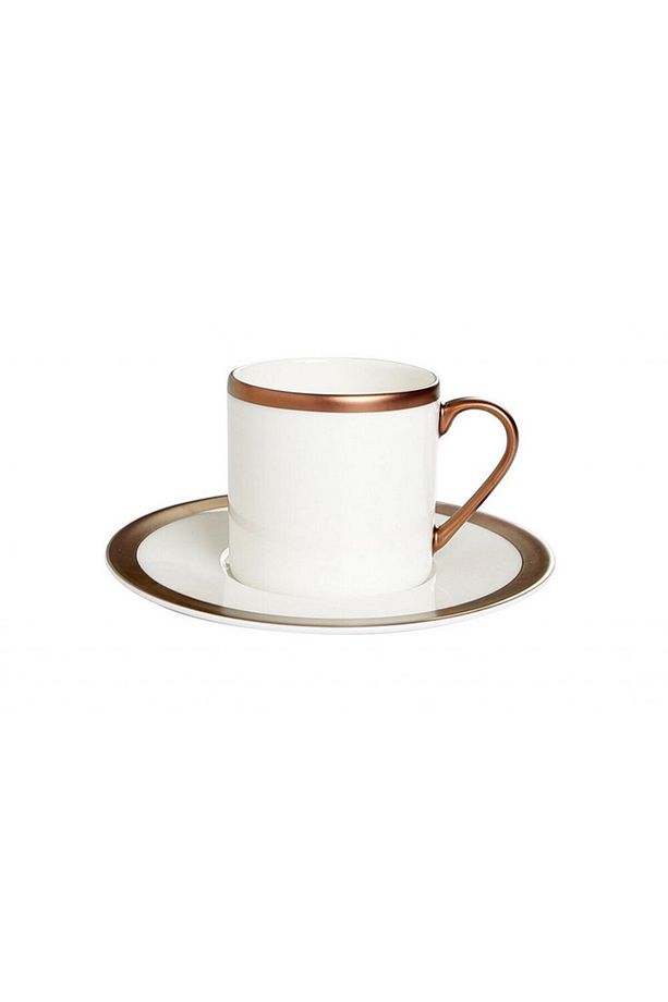Copper Line Tabaklı Kahve Fincanı 90cc - 1