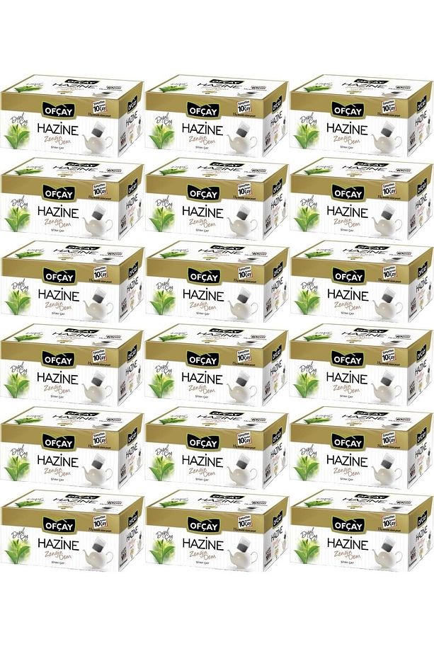 Hazine Zengindem Demlik Poşet Çay 540 Adet*15gr (18PK*30) Veya (36PK*15) - 1