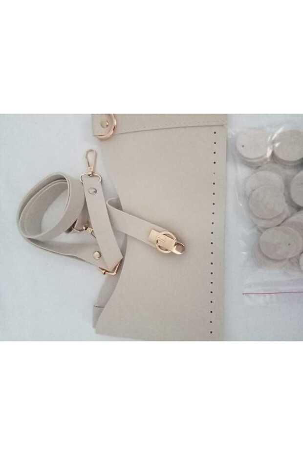 Deri Pullu Çanta Seti - 5