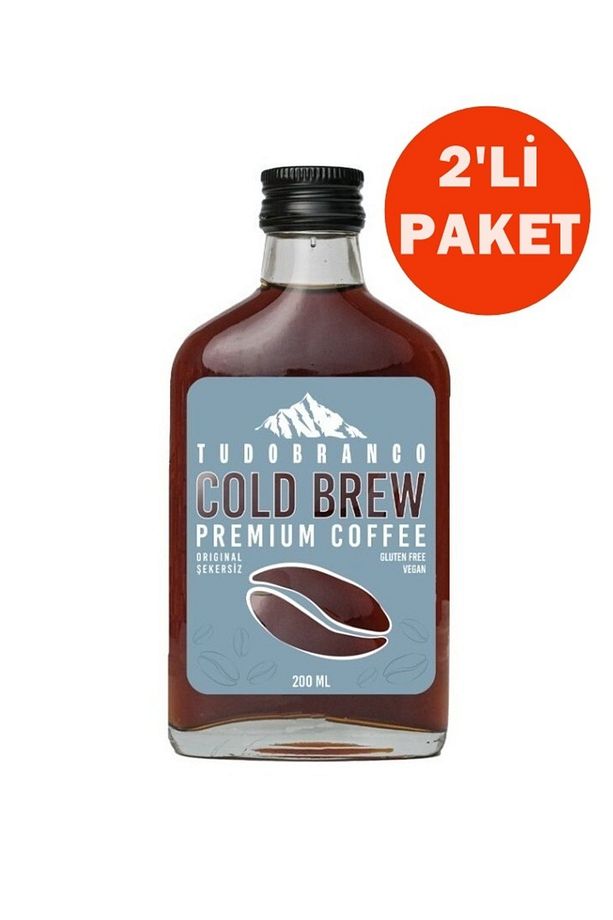 2'li Tudobranco Cold Brew Şekersiz 200 ml x2 Adet - 1