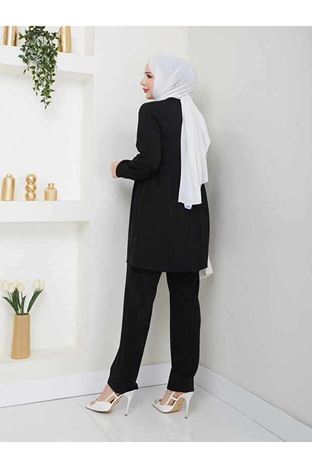 بدلة مودال مرصعة بالأحجار - 3