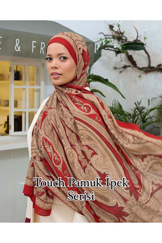 Touch İthal Pamuk İpek Şal - 1