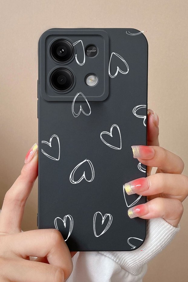 Patterned Phone Case Compatible with Balporsuku Vivo Y36 Pdng01 Cover Heart
