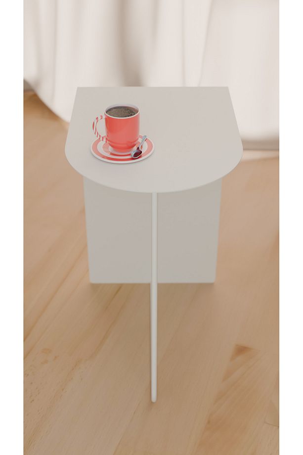 Modern ve Minimalist Yan Sehpa - Yüksek Kalite Çelik, Çok Renkli Seçenekler - 7