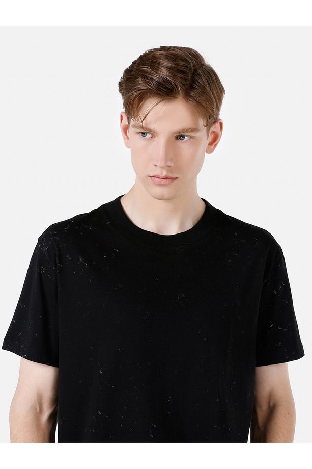 Siyah Erkek Tshirt K.kol - 4