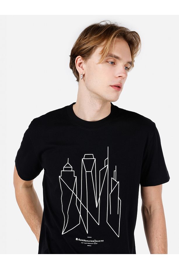 Siyah Erkek Tshirt K.kol - 4
