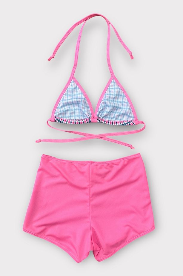 Kız Çocuk Şortlu Bikini Takımı - 2