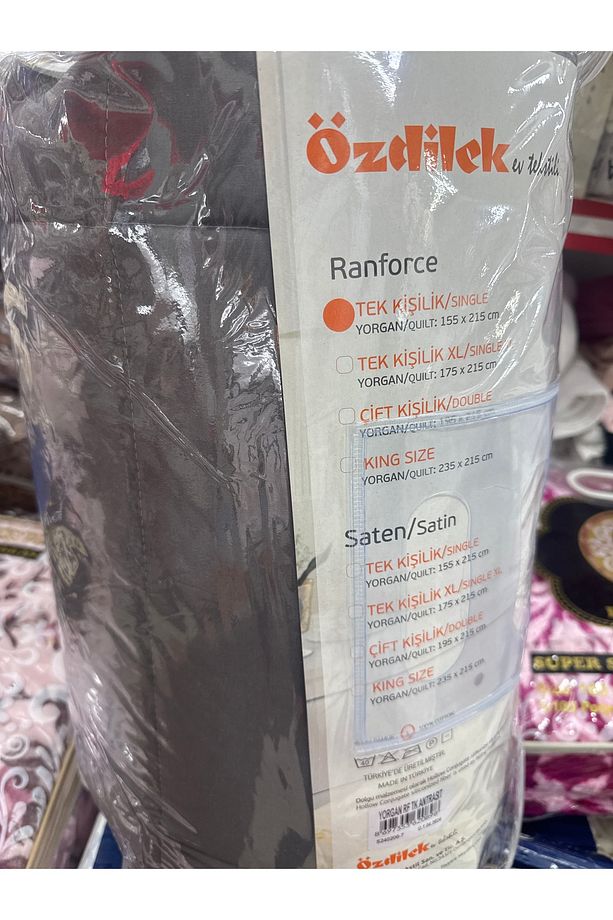 Özdilek Ranforce tek kişilik antrasit yorgan - 2