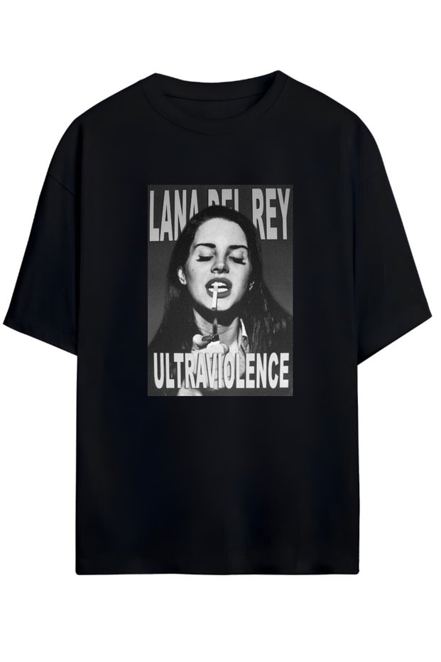 Lana Del Rey Designed Unisex New Season Oversize Cotton T-Shirt