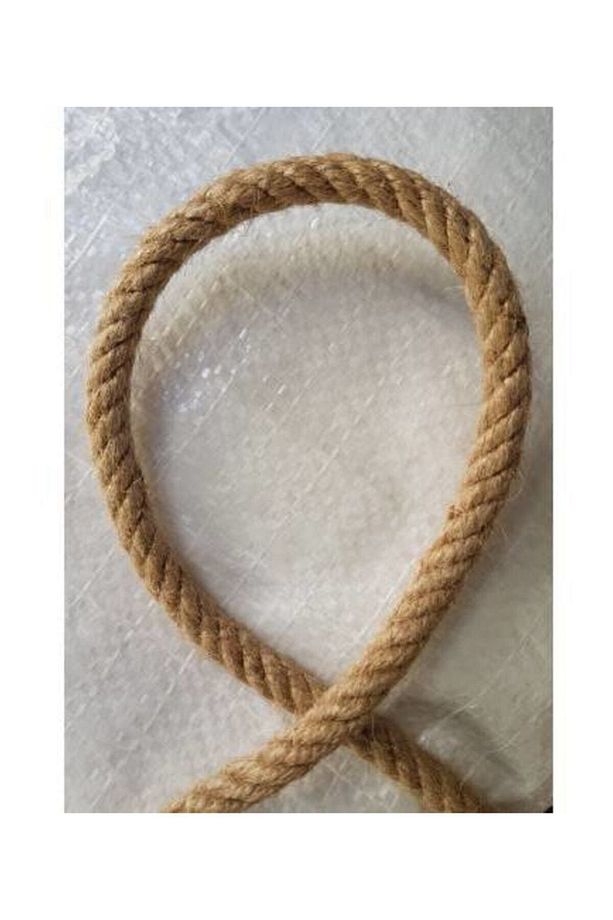 Jüt Halat Ip Dekoratif Hasır Ip Kendir 8 mm 10 m - 1
