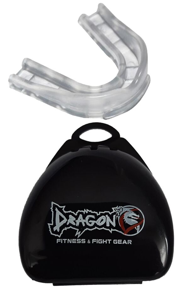 Dragondo 5 Meter Elastic Boxing - Professional Transparent Mouthguard Set of 2 - 3