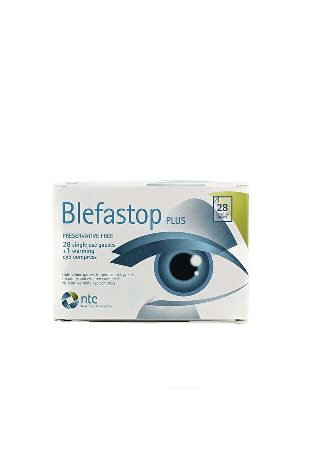 Blefastop Plus 28 Poşet Göz Kapağı Çevresi Hijyeni Için Göz Mendili Ve Isıtıcı Ped - 4