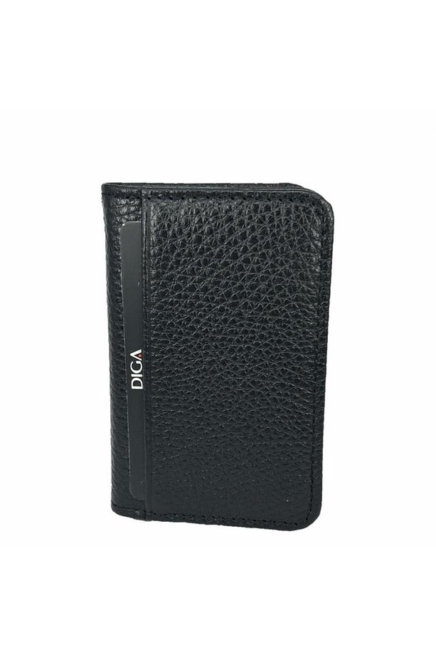 Diga 1169 Hakiki Deri Minimal Kartlık Siyah - 3