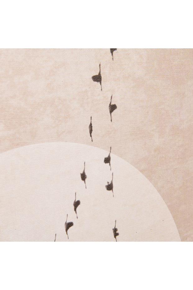 Deco Pajaros Tablo - Bej - 90x60 cm - 4