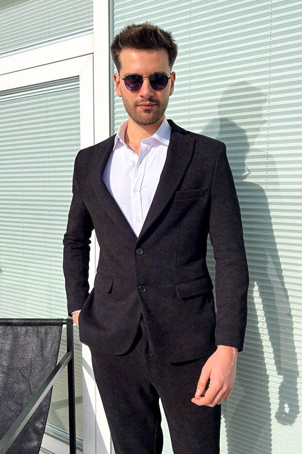 Men's Knitted Jacket - 1