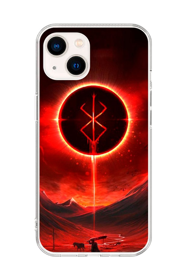 حافظة شفافة متوافقة مع هاتف iPhone 14 Plus بتصميم Berserk 1