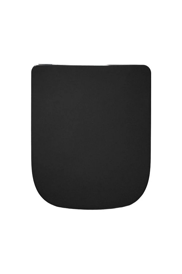 İdevit Halley Duroplast Ultra Ince Yavaş Kapanır Klozet Kapağı Mat Siyah 53-02-06-036 - 1