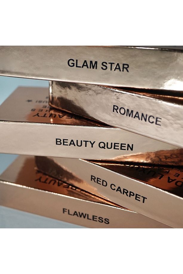 Glam Star 3d Vegan Mink Takma Kirpik Lüks Extra Uzun Yoğun Çift Katlı Hacimli Çekik False Eyelashes - 6