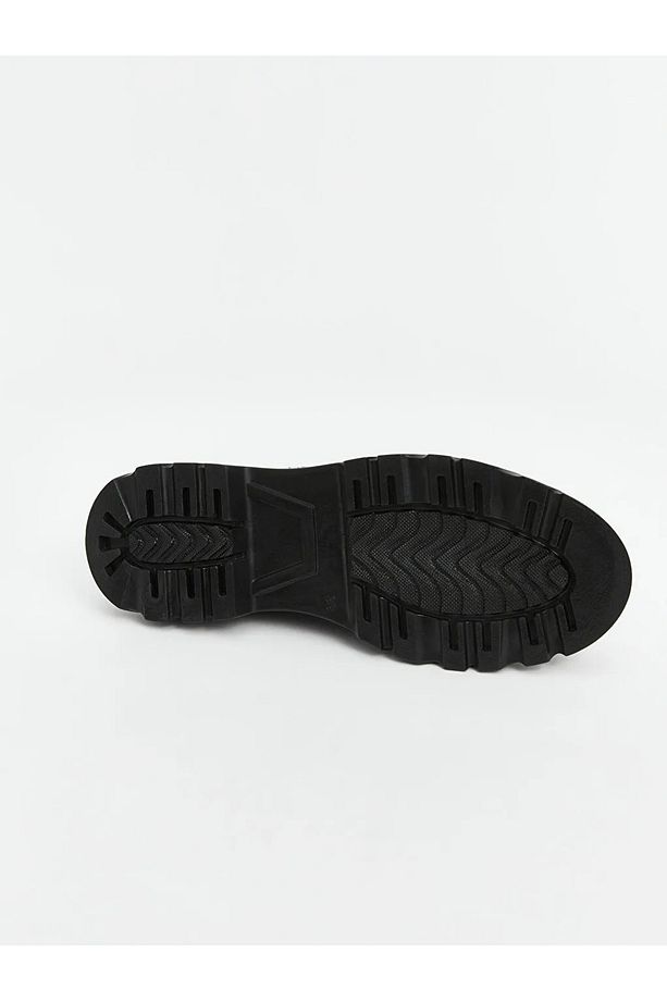 LCW STEPS  Deri Görünümlü Metal Aplike Detaylı Kadın Loafer Ayakkabı - 4