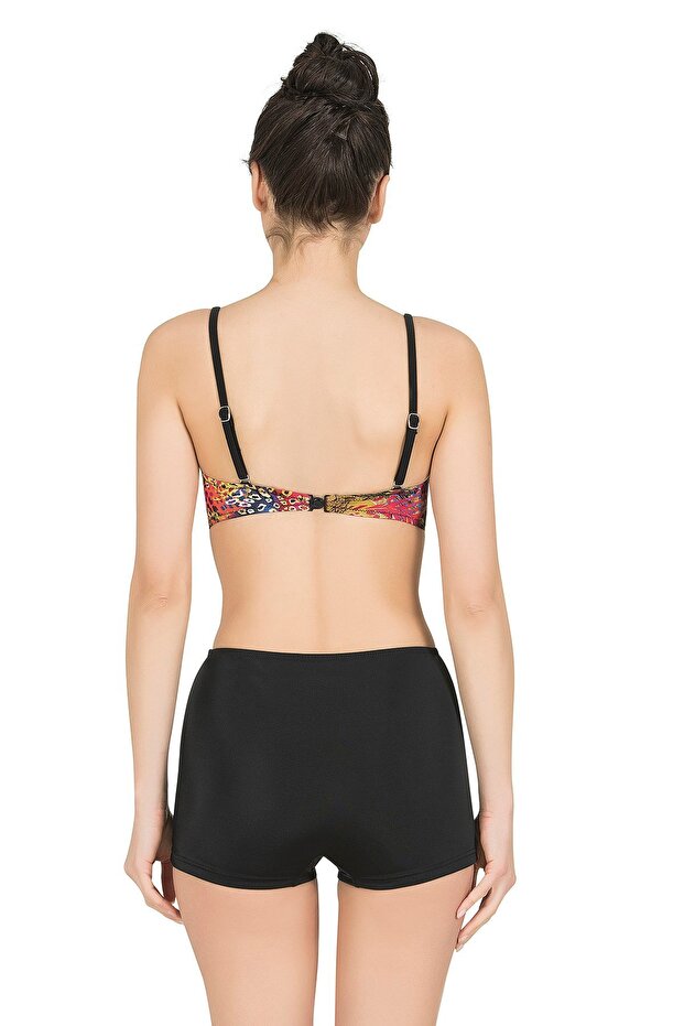Kadın Siyah Şort Bikini Altı - 4