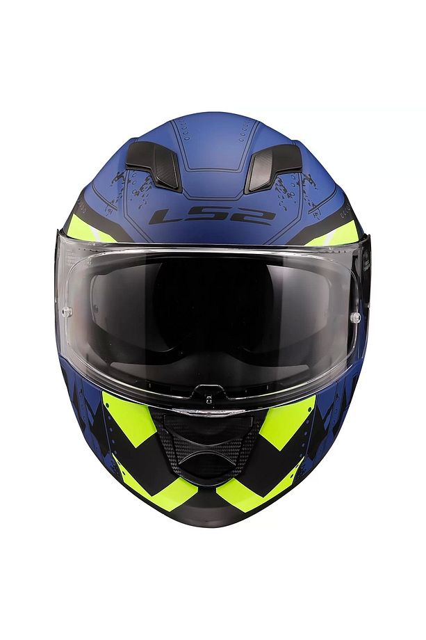 Stream Evo Max Mat Mavi-sarı Kask - 3