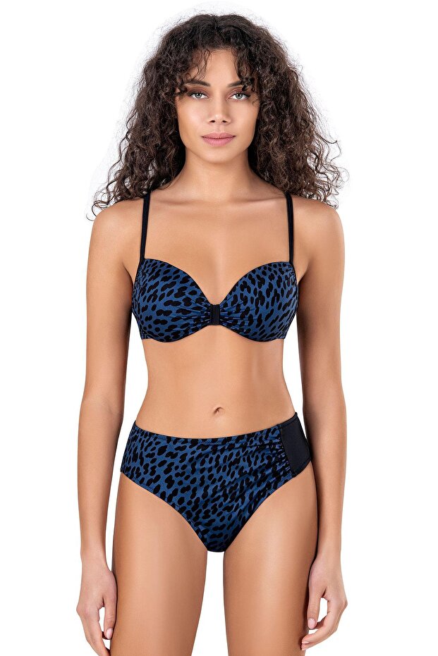 Women's Leopard Pattern Padded Bikini Set