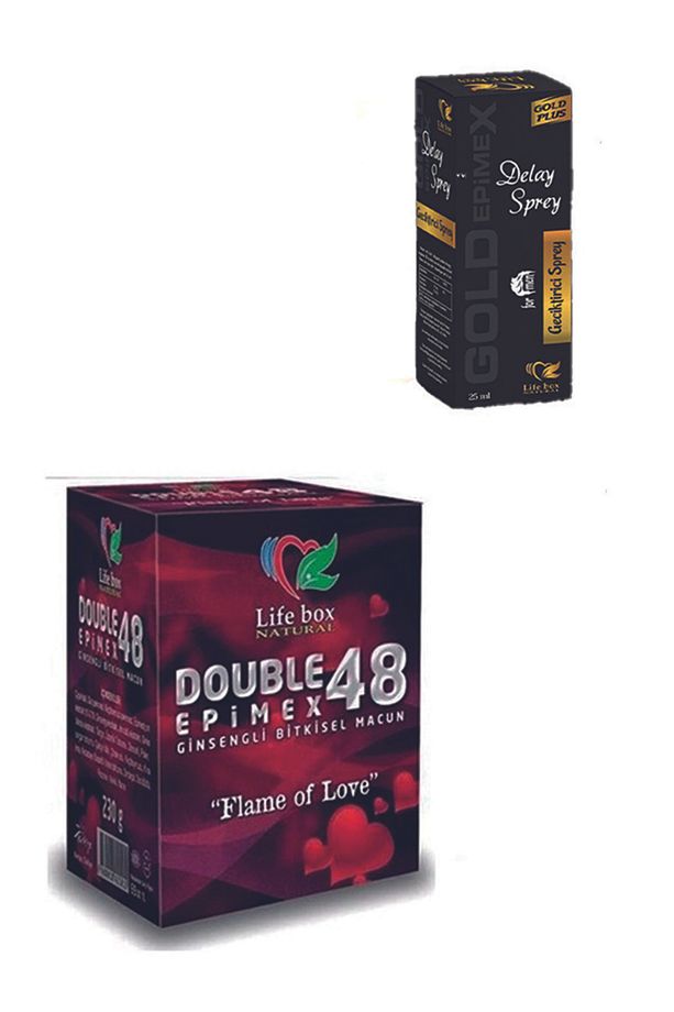 Double Epimex 48 Üzüm Pekmezi Ginseng Bitkisel Macun 230 gr Gold Epimex Delay - 1