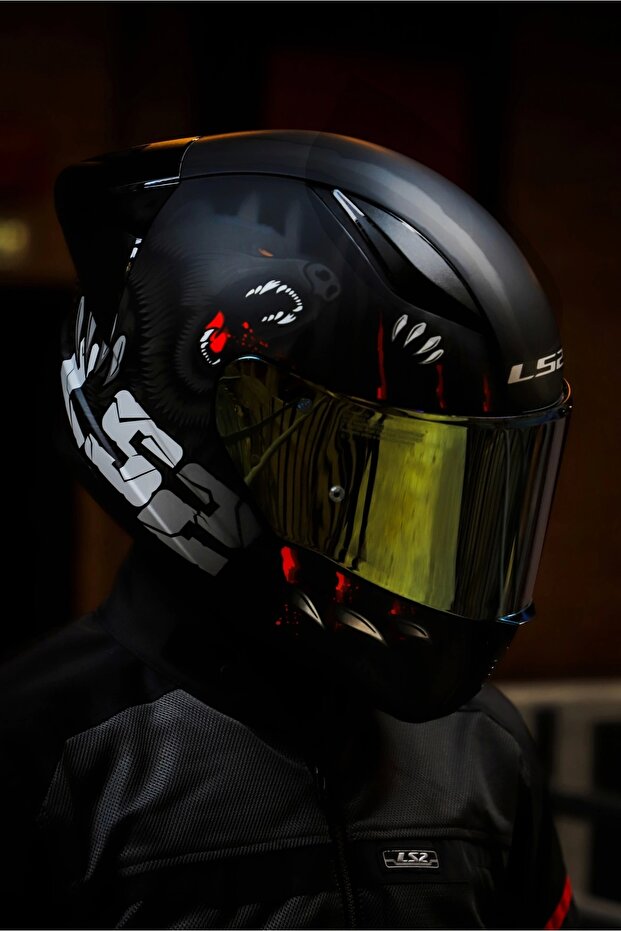 Rapıd 2 Race Clawn Mat Siyah-gri-kır Kask - 7