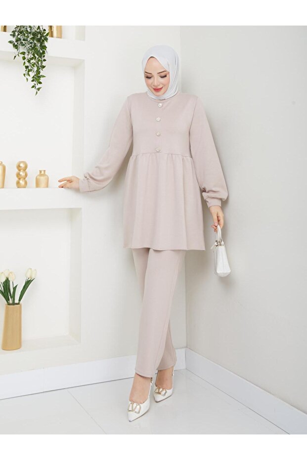 بدلة مودال مرصعة بالأحجار - 2