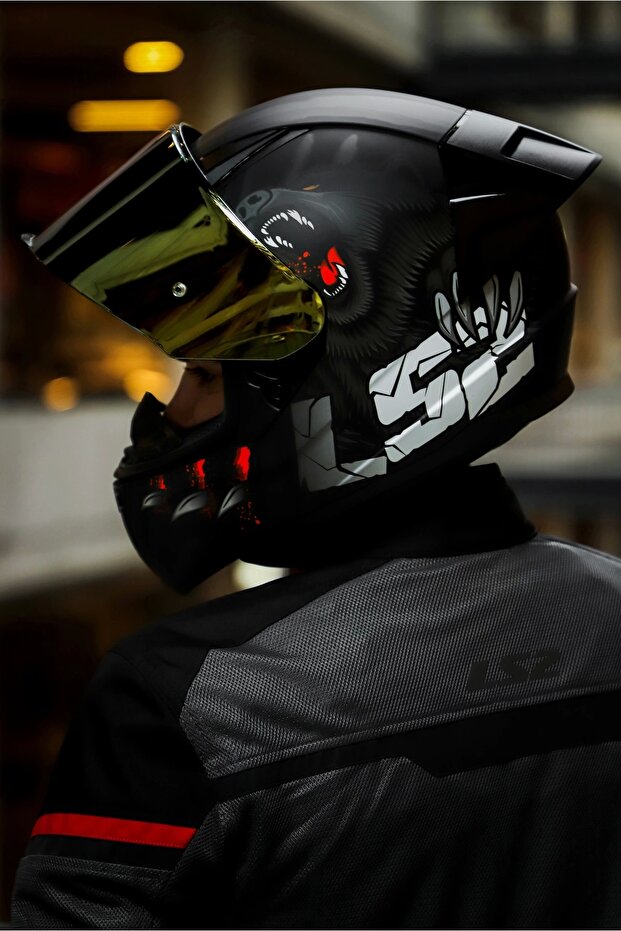 Rapıd 2 Race Clawn Mat Siyah-gri-kır Kask - 2
