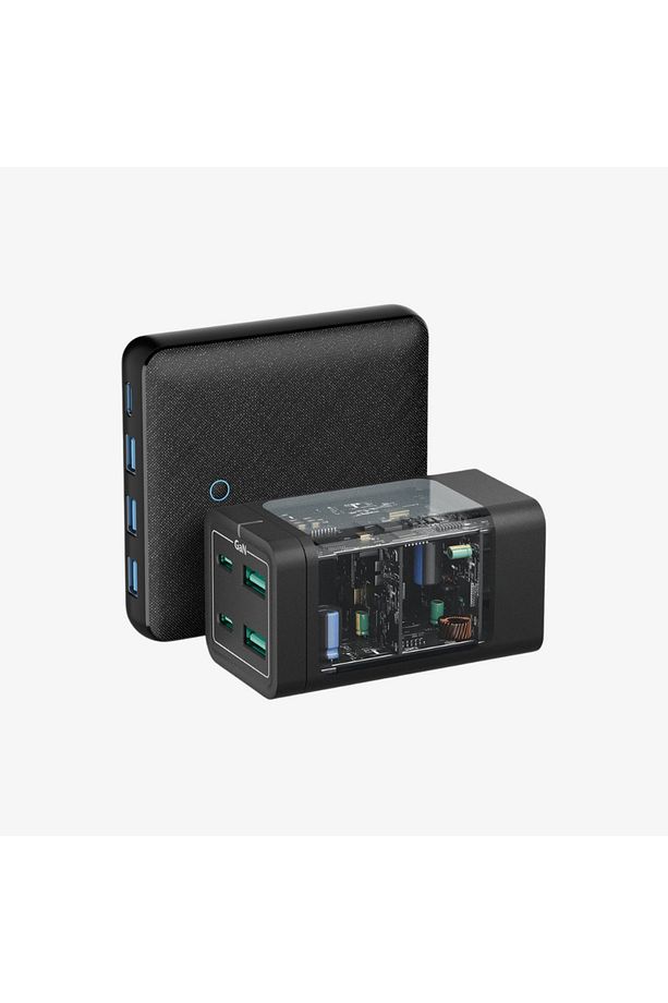 65W GaN USB-C 4 Port Adaptör - (1.5 Metre AC Kablo) Hızlı Şarj Aleti Type-C PD2101 - ACH03787 - 3
